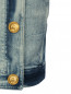 Джинсовая юбка-мини декорированная пуговицами BALMAIN  –  Деталь