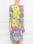 Платье из джерси с принтом пейсли Etro  –  МодельВерхНиз