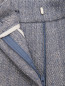 Расклешенные брюки из хлопка и льна LARDINI  –  Деталь
