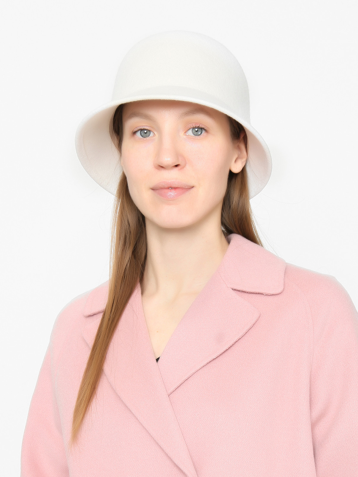 Шляпа из шерсти Nina Ricci  –  МодельОбщийВид  – Цвет:  Белый