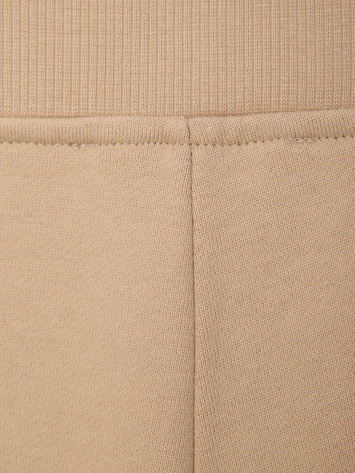 Джоггеры на широкой резинке Weekend Max Mara  –  Деталь1  – Цвет:  Бежевый