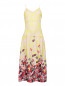 Платье с цветочным узором Pinko Up  –  Общий вид