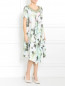Платье-миди из вискозы свободного кроя с цветочным узором Antonio Marras  –  Модель Общий вид