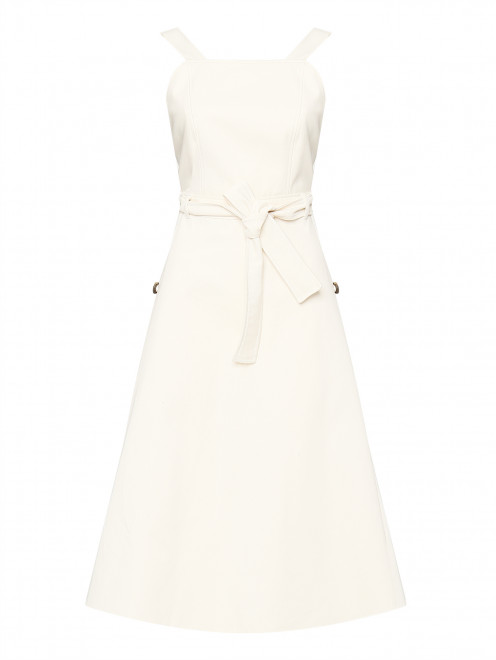 Платье на бретелях из хлопка Weekend Max Mara - Общий вид