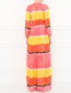 Платье-макси с узором "полоска" Alberta Ferretti  –  Модель Верх-Низ1