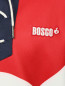 Толстовка с контрастными вставками, принтом и вышивкой BOSCO  –  Деталь