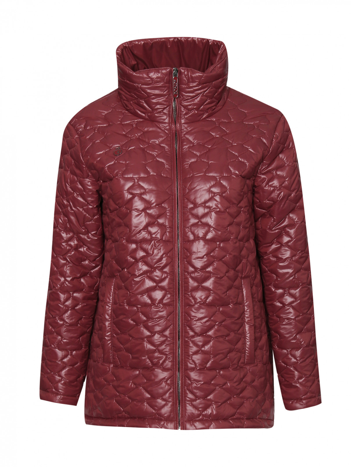 Стеганая куртка на молнии BOSCO  –  Общий вид  – Цвет:  Красный