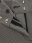 Брюки прямого кроя из фактурной ткани Emporio Armani  –  Деталь