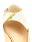 Босоножки из кожи с узором на высоком каблуке Marina Rinaldi  –  Обтравка3