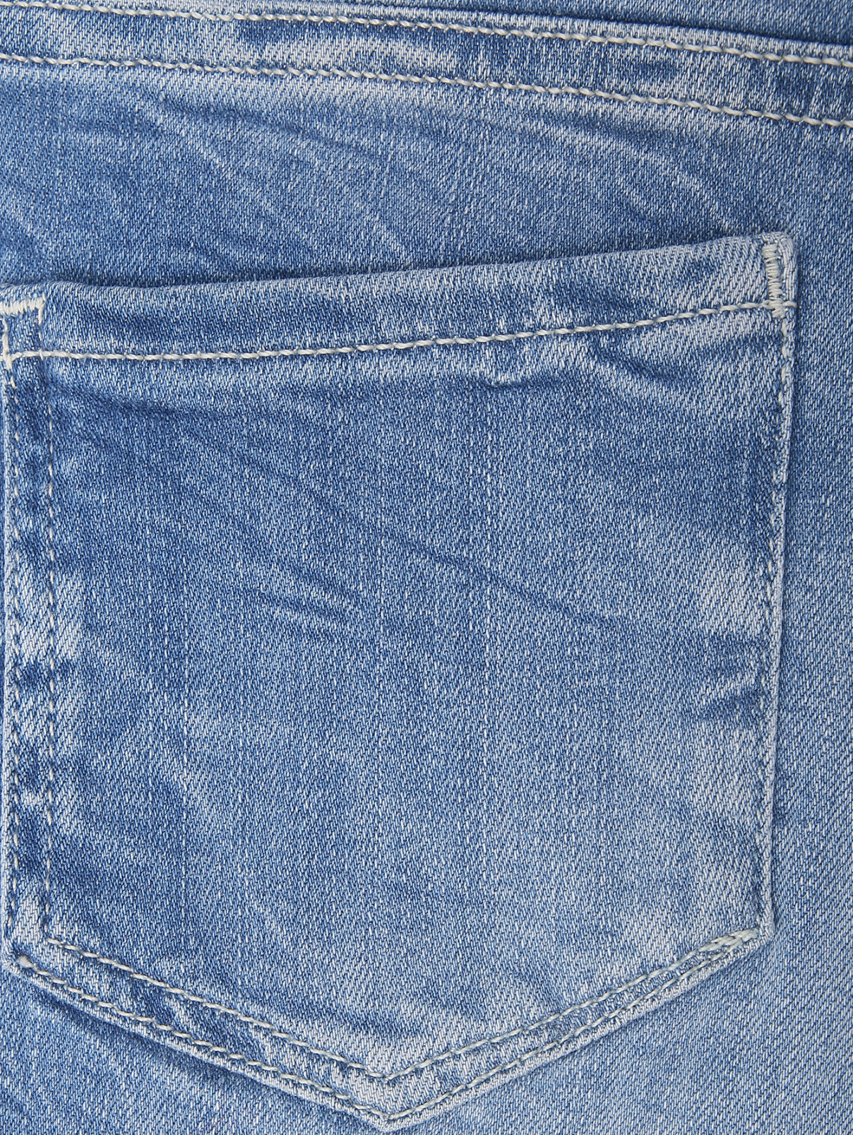 Джинсовые бриджи с карманами Guess  –  Деталь1  – Цвет:  Синий