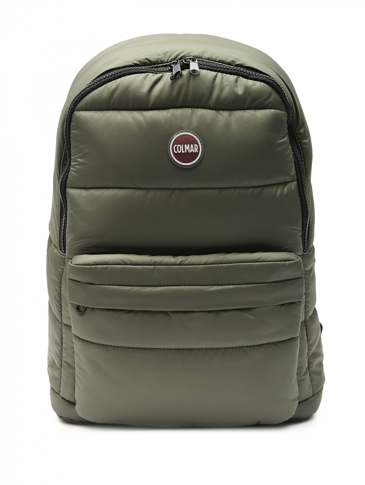 Рюкзак на молнии с монограммой Colmar  –  Общий вид  – Цвет:  Зеленый