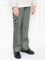 Широкие брюки с объемной вышивкой I Pinco Pallino  –  МодельВерхНиз
