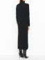 Платье из шерсти и кашемира с кружевом Ermanno Firenze  –  МодельВерхНиз1