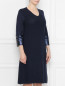 Платье с V-образным вырезом , прямого кроя Marina Rinaldi  –  МодельВерхНиз