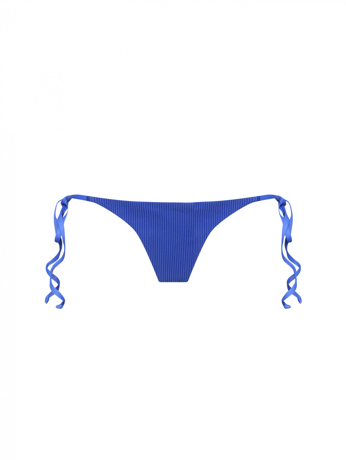 Купальник низ на завязках Frankies Bikinis  –  Общий вид  – Цвет:  Синий
