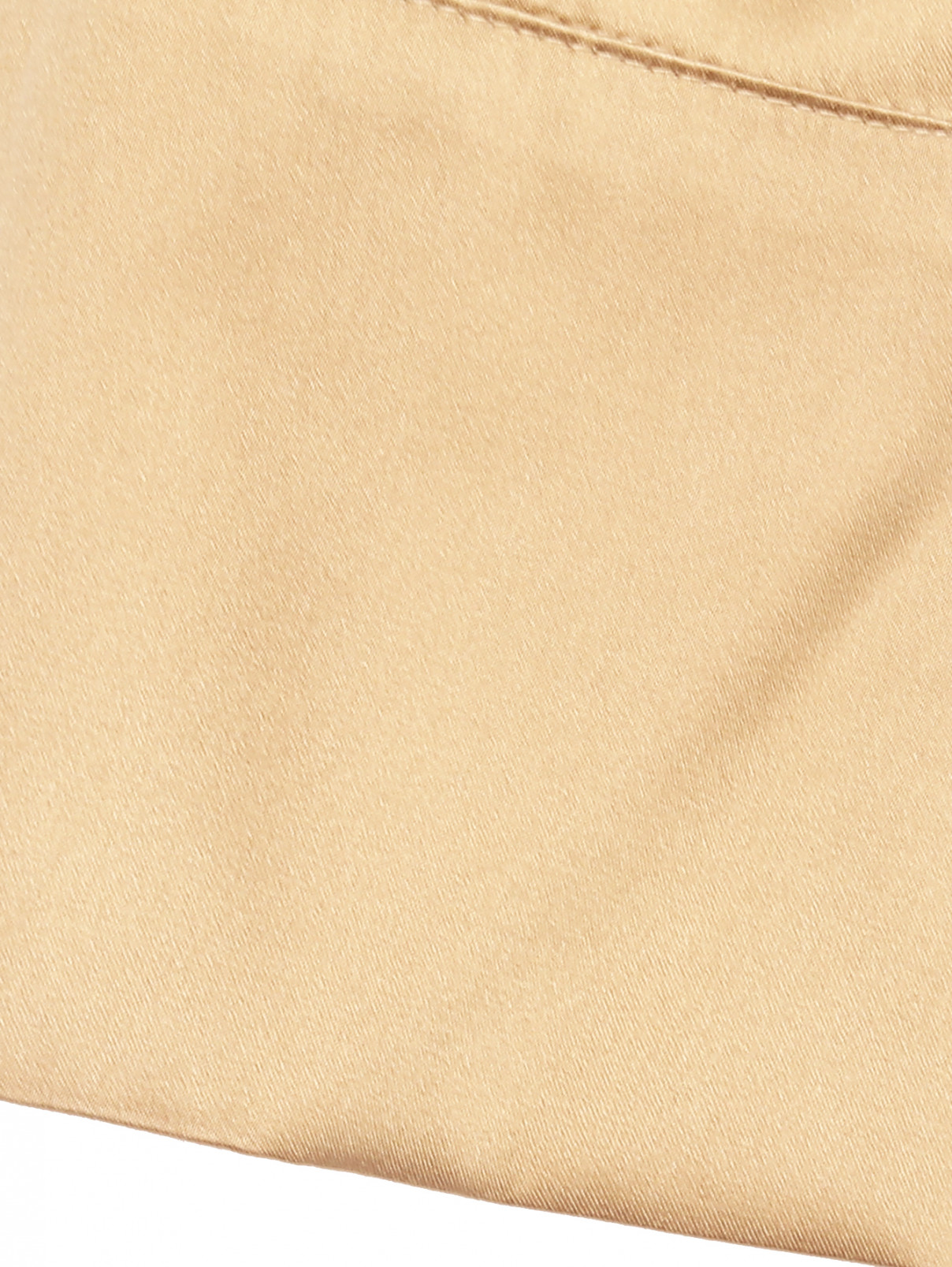 Блуза из шелка с длинным рукавом Marina Rinaldi  –  Деталь  – Цвет:  Золотой