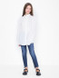 Блуза из хлопка с аппликацией Elie Saab  –  МодельОбщийВид