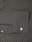 Рубашка из хлопка с узором LARDINI  –  Деталь