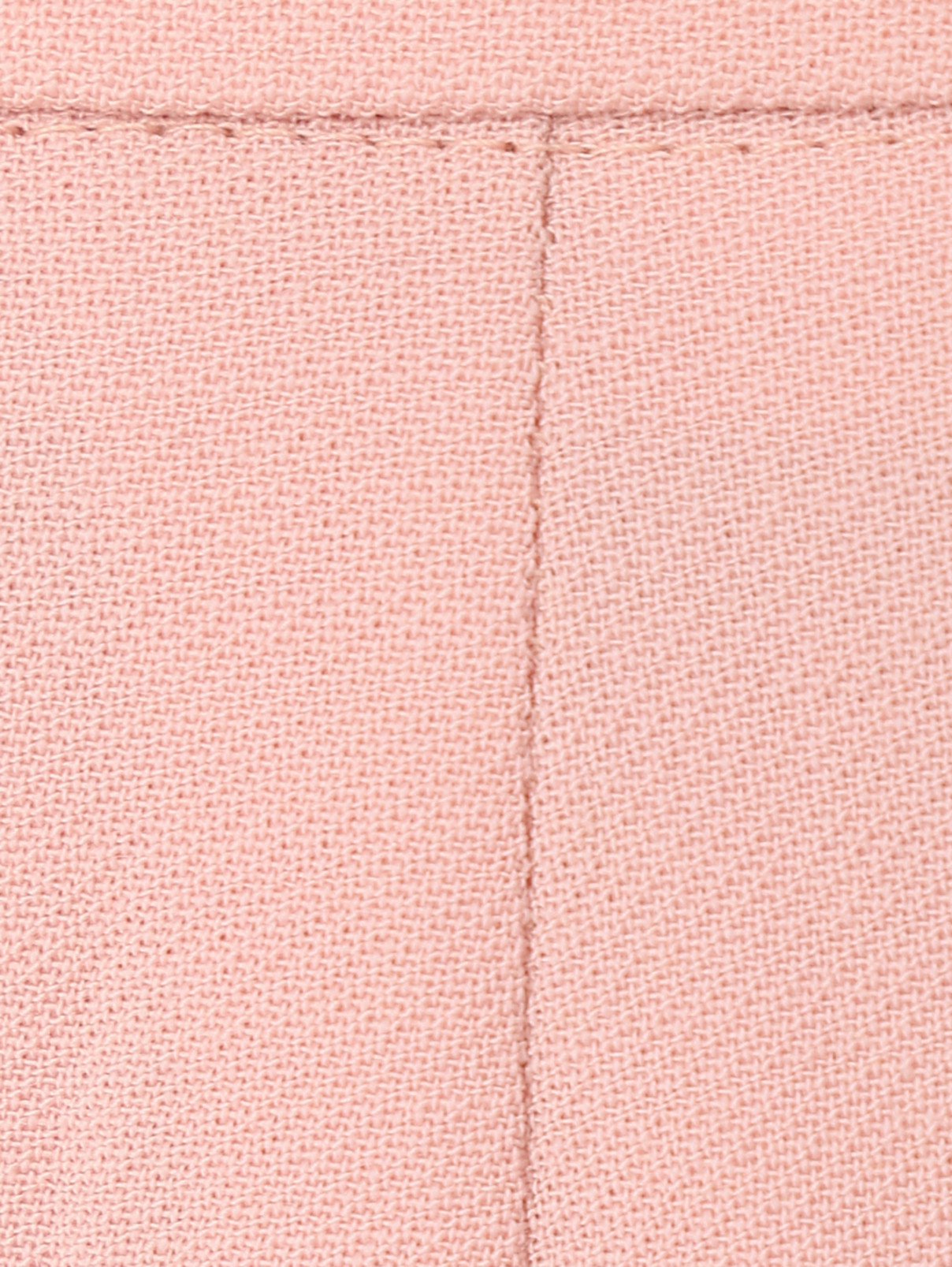 Брюки из шерсти прямого кроя с карманами Max Mara  –  Деталь  – Цвет:  Розовый