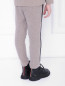 Трикотажные брюки с лампасами Nanan  –  МодельВерхНиз1