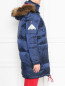 Пуховое пальто с капюшоном на молнии BOSCO  –  МодельВерхНиз2