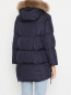 Пуховик со съемным мехом енота Weekend Max Mara  –  МодельВерхНиз1