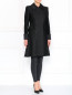 Пальто из фактурной ткани с манжетами Alberta Ferretti  –  Модель Общий вид