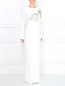 Платье-макси прямого силуэта, расшитое стеклярусом Daniele Carlotta  –  Модель Верх-Низ
