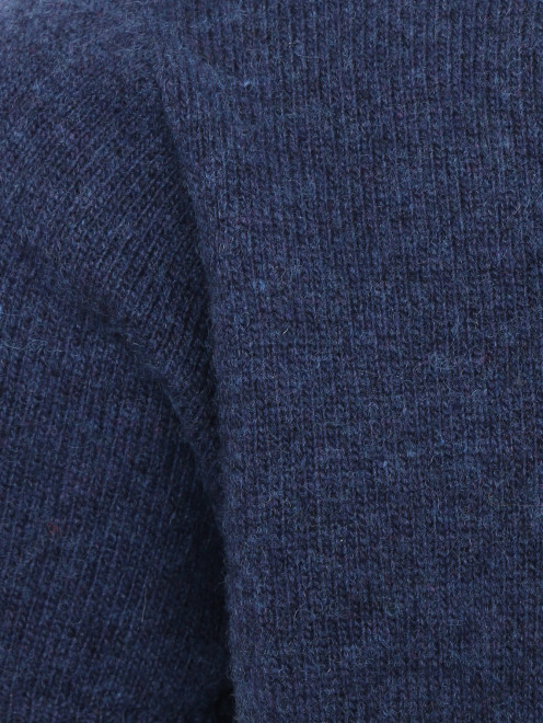 Джемпер из смешанной шерсти с короткими рукавами - Деталь