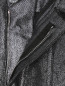 Брюки широкого кроя с металлизированной нитью Alberta Ferretti  –  Деталь1