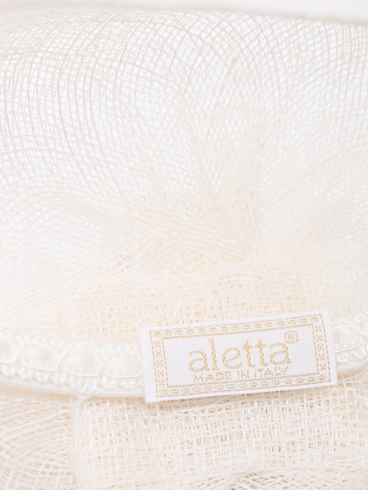 Ободок с объемным декором Aletta Couture  –  Деталь1  – Цвет:  Белый