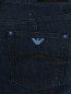 Джинсы из темного денима прямого кроя Armani Jeans  –  Деталь1