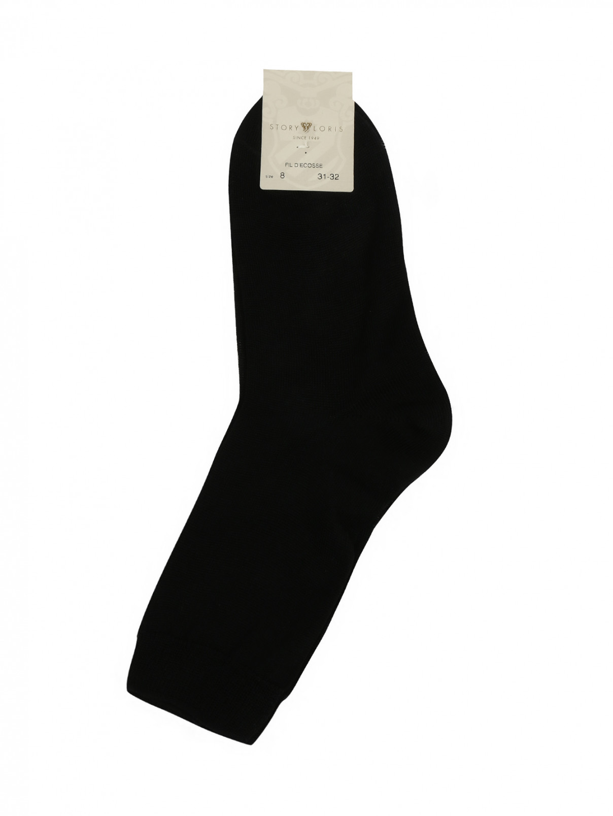 Носки из хлопка Story Loris  –  Общий вид  – Цвет:  Черный