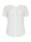 Шелковая блуза с коротким рукавом Moschino Couture  –  Общий вид