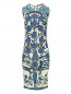 Трикотажное платье с цветочным узором Roberto Cavalli  –  Общий вид