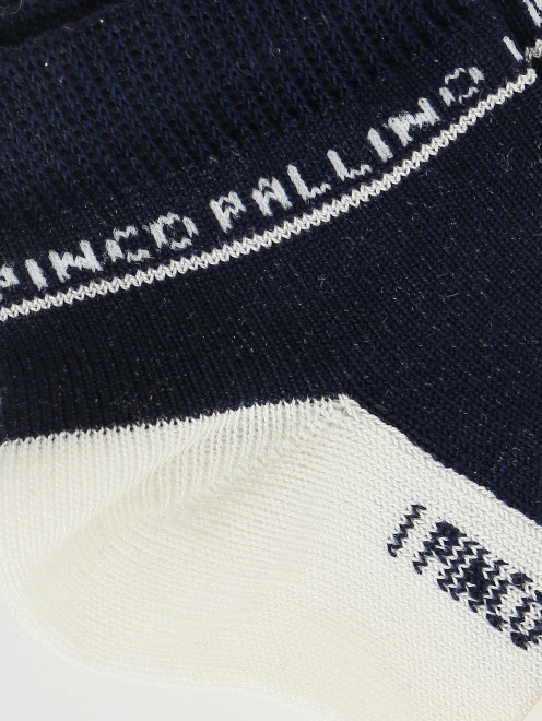 Носки из хлопка с контрастными вставками I Pinco Pallino - Деталь