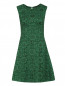 Платье из шелка с цветочным узором Ermanno Scervino  –  Общий вид