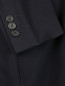 Пиджак двубортный прямого кроя Emporio Armani  –  Деталь