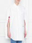 Рубашка из хлопка с прорезями на рукавах Calvin Klein 205W39NYC  –  МодельВерхНиз