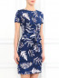 Платье из шелка с цветочным узором Diane von Furstenberg  –  Модель Верх-Низ