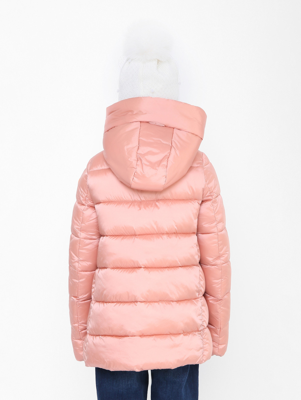 Утепленная куртка на молнии Save the Duck  –  МодельВерхНиз1  – Цвет:  Розовый