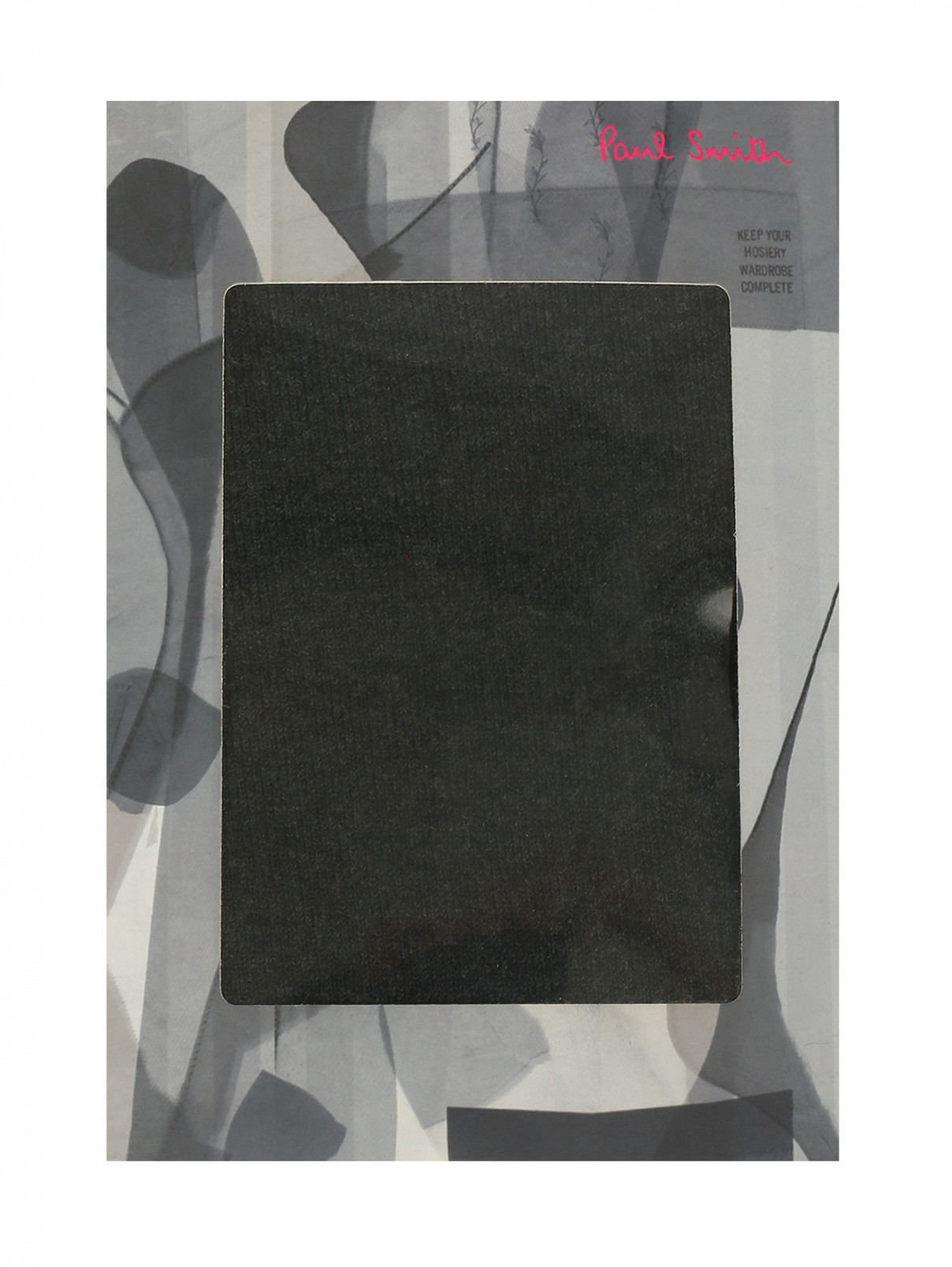 Колготки из смесового хлопка с контрастной отделкой Paul Smith  –  Общий вид  – Цвет:  Серый