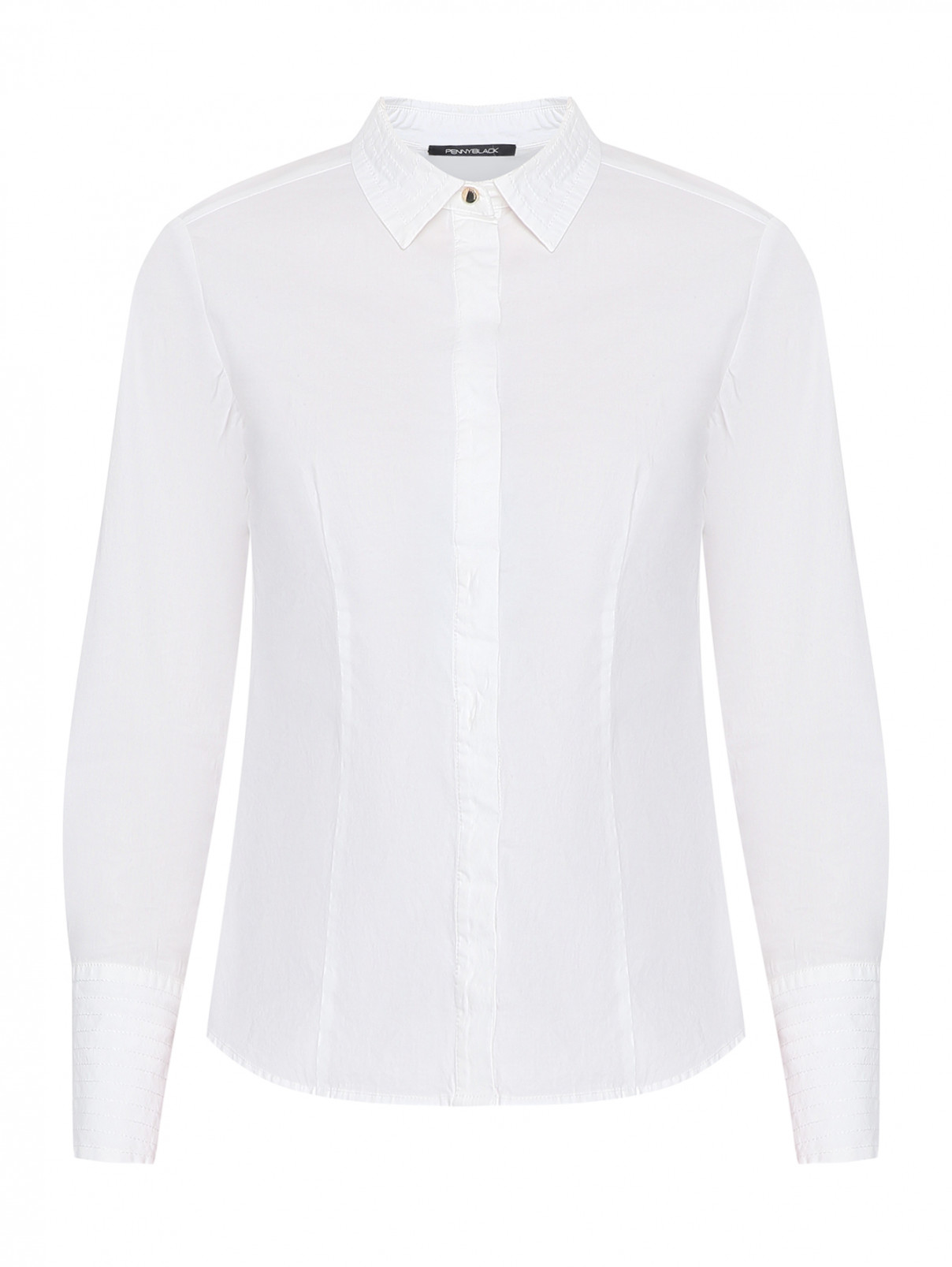 Блуза со строчкой из хлопка PennyBlack  –  Общий вид