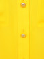 Блуза из шелка с накладными карманами и металлической фурнитурой BALMAIN  –  Деталь1