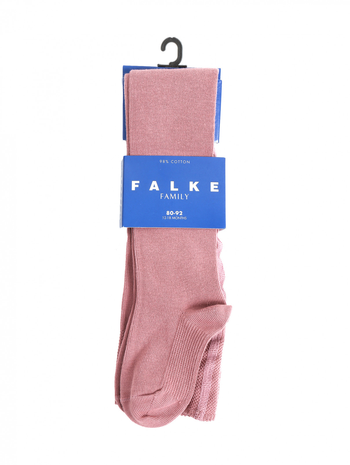 Колготки из хлопка Falke  –  Общий вид  – Цвет:  Розовый