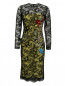 Платье-миди из кружева с вышивками Ermanno Scervino  –  Общий вид