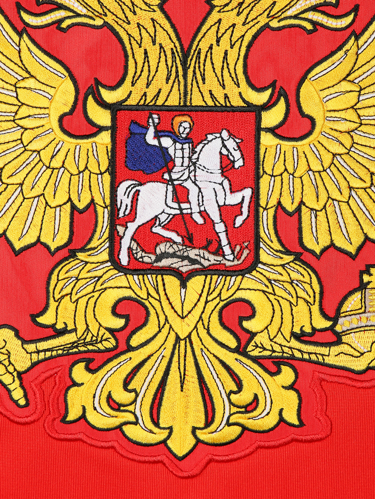 Лонгслив с принтом Sochi 2014  –  Деталь  – Цвет:  Красный