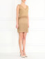 Платье из шелка с кружевной отделкой Alberta Ferretti  –  Модель Общий вид