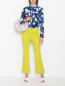 Блуза из шелка с цветочным узором Dorothee Schumacher  –  МодельОбщийВид