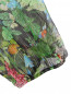 Платье-макси из шелка с цветочным узором Max&Co  –  Деталь
